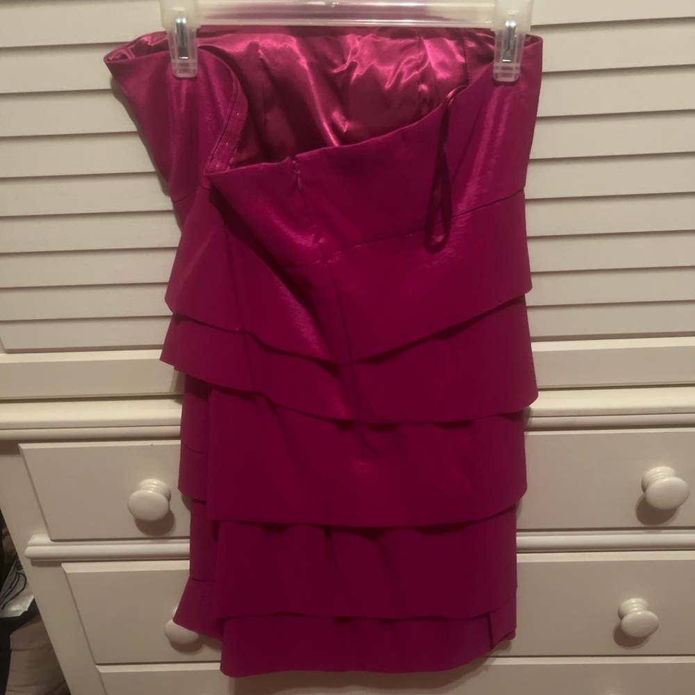 Pink Ruched Mini Dress - Picture 2 of 3